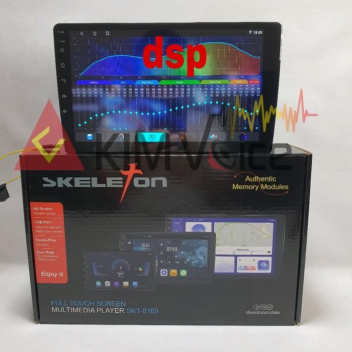 HEAD UNIT ANDROID SKELETON SKT-8189 10INCH