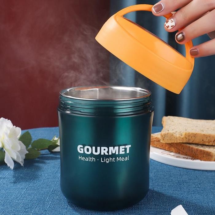 

Mini Thermal Lunch Box Termos Sup Stainless Steel Kotak Bekal Makan