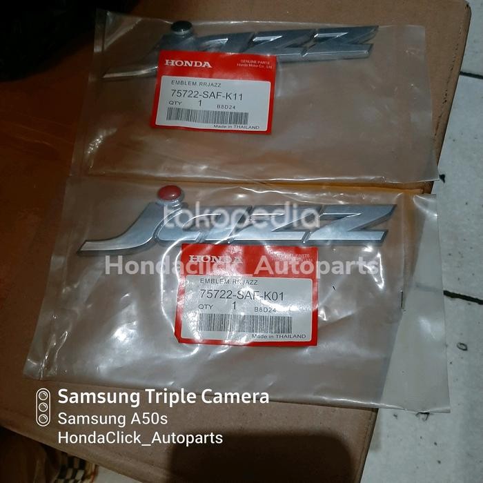 EMBLEM LOGO JAZZ HONDA JAZZ GD3 VTEC/IDSI 2003-2008 BERKUALITAS