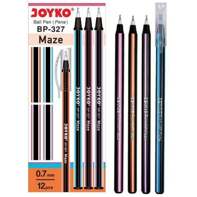 

New Pulpen Murah / Bolpen Lilin / Pen Joyko Maze 0.7mm BP 327
