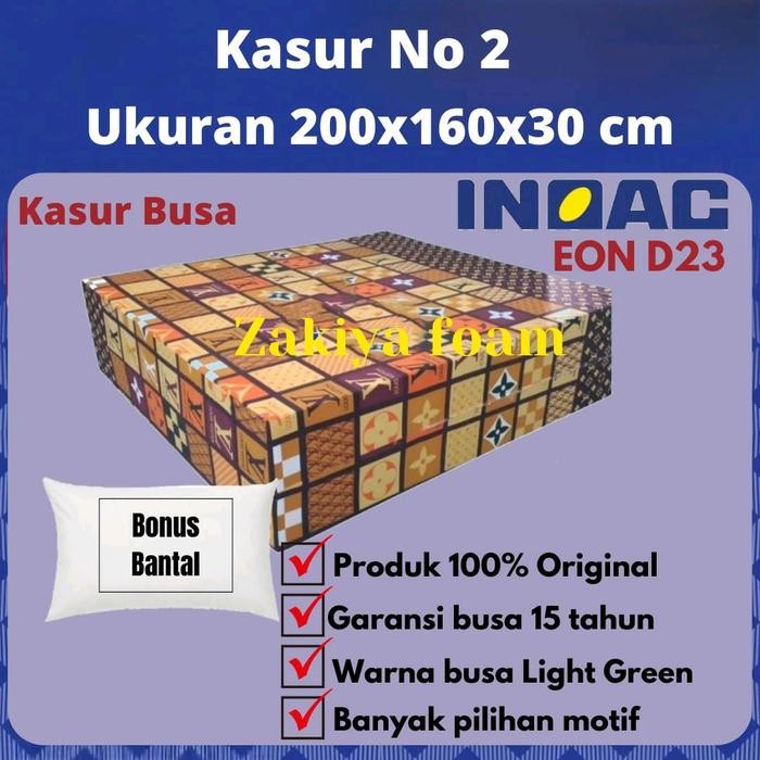 KDM- Kasur Busa Inoac No 2 Tebal 30 Uk 200x160x30 cm Garansi Busa 10 Tahun