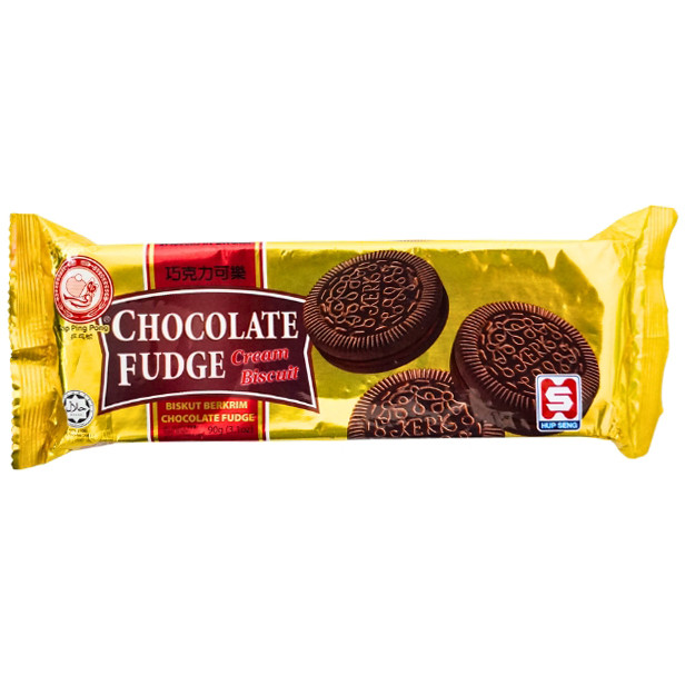 

S03192 HUPSENG CHOCOLATE FUDGE SANDWICH 90GR MAJU BERSAMA (20250914)