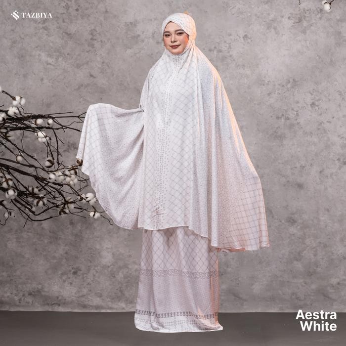 tazbiya Premium mukena aestra white mukena putih tazbiya mukena white tazbiya mukena putih premium