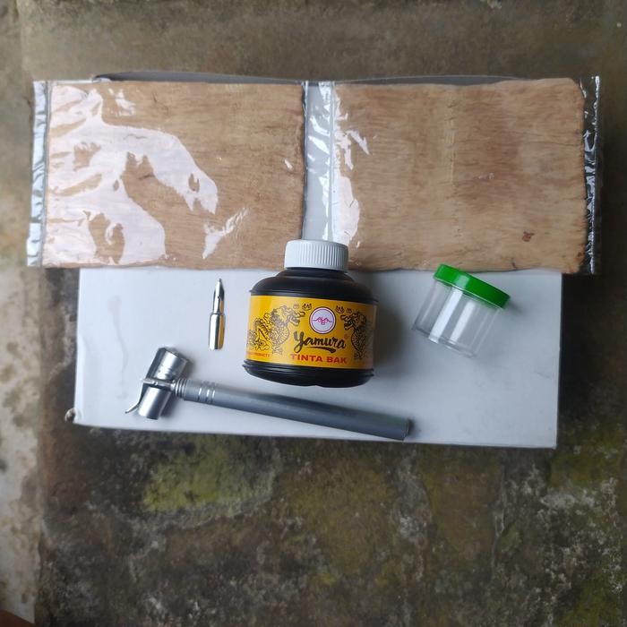 

OJ satu set paket hemat peralatan menulis lengkap Pena tutul pen celup