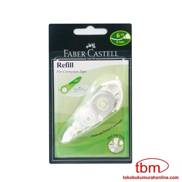

OJ FABER CASTELL REFILL FOR CORRECTION TAPE SR-506 / REFIL STIPO KERTAS