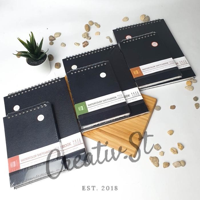 

Pilihan- Baohong Academy Buku Cat Air Watercolor Sketchbook 300Gsm 100% Cotton A6 A5