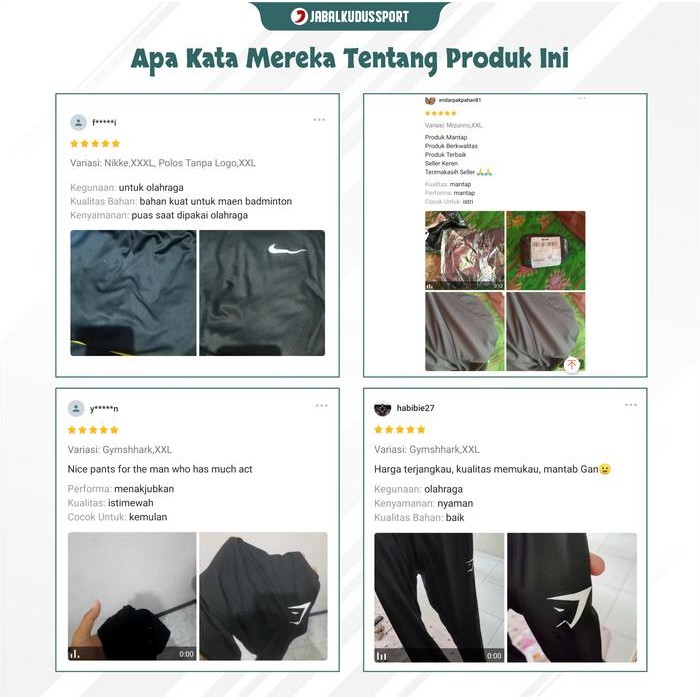 Pilihan- Jabalkudussport Leging Pria Sport Jumbo Celana Legging Lejing Olahraga Indoor Outdoor