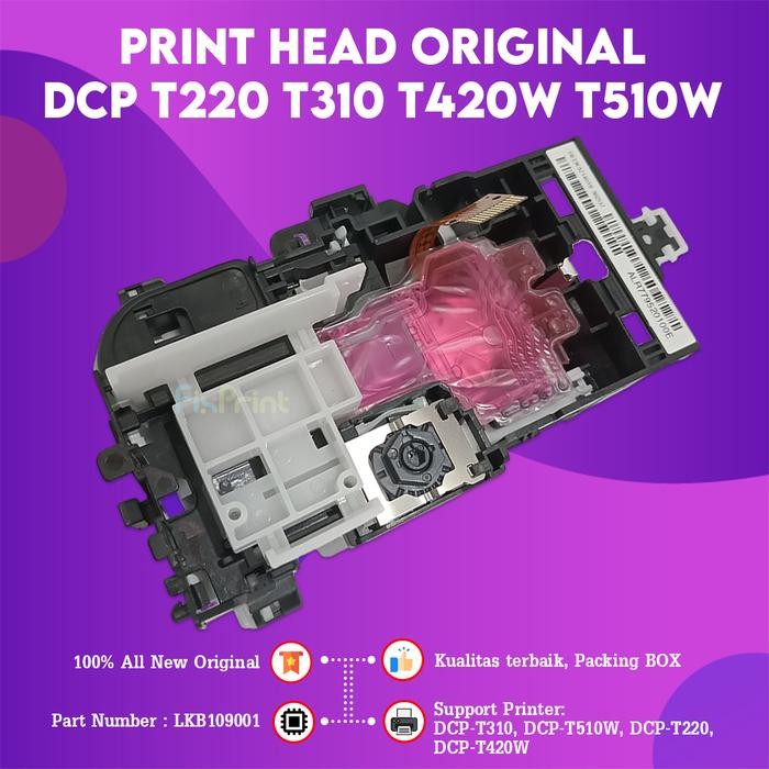 Print Head Brother DCP T220 T420W T520W T310 T510W Original 100%
