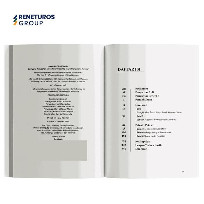 

Renebook Buku Pengembangan Diri Slow Productivity Seni Yang Terlupakan Untuk Tetap Produktif Tanpa