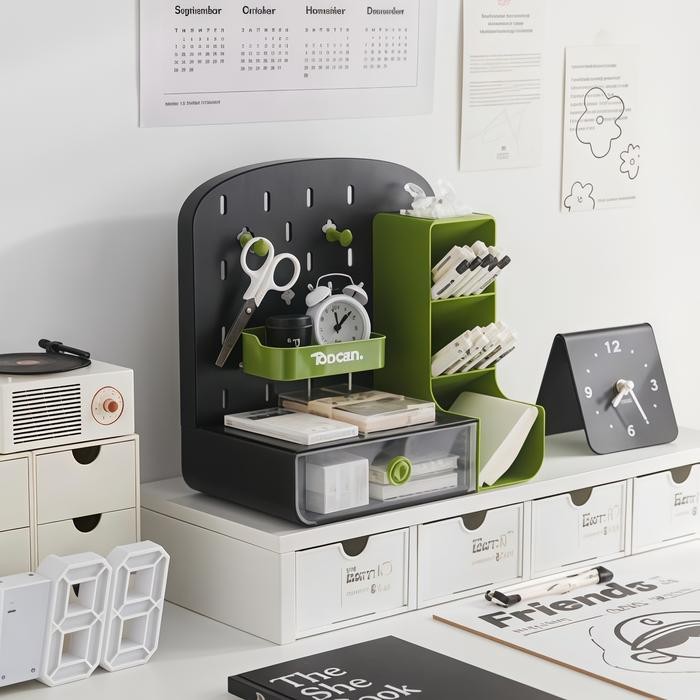 

Kotak Pensil Desktop Organizer Stationery Meja Laci Mini Kotak Alat Tulis Desktop Tempat Alat Tulis