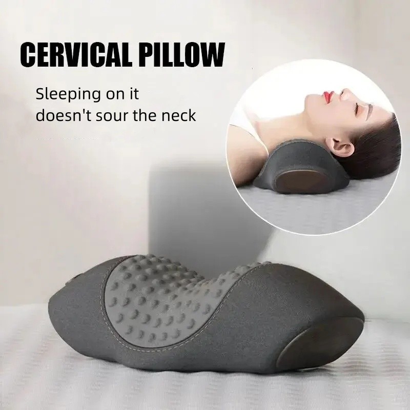 Neck Massage Pillow Electric Massage Hot Compress Vibration Massage Cervical Pillow Relaxing