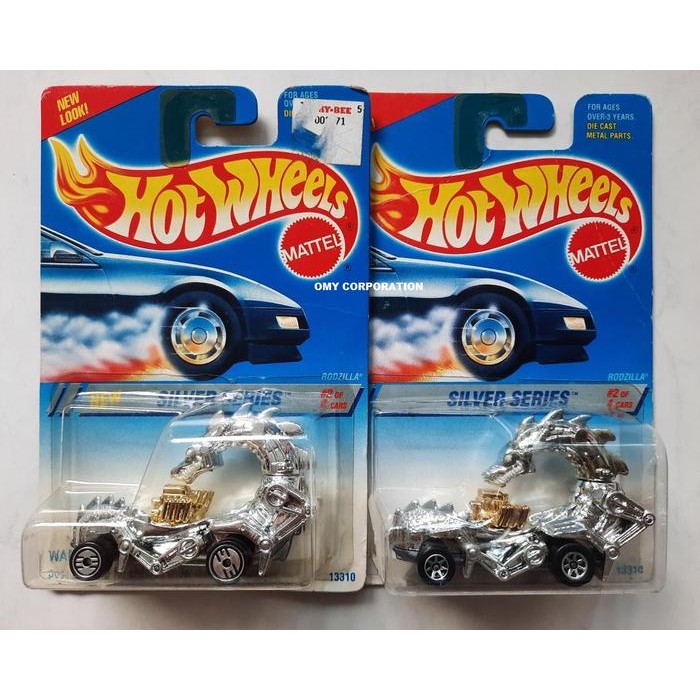 Pilihan- Paket Set 2Pc Hot Wheels Hotwheels Rodzilla Hw Rodzilla Silver Series