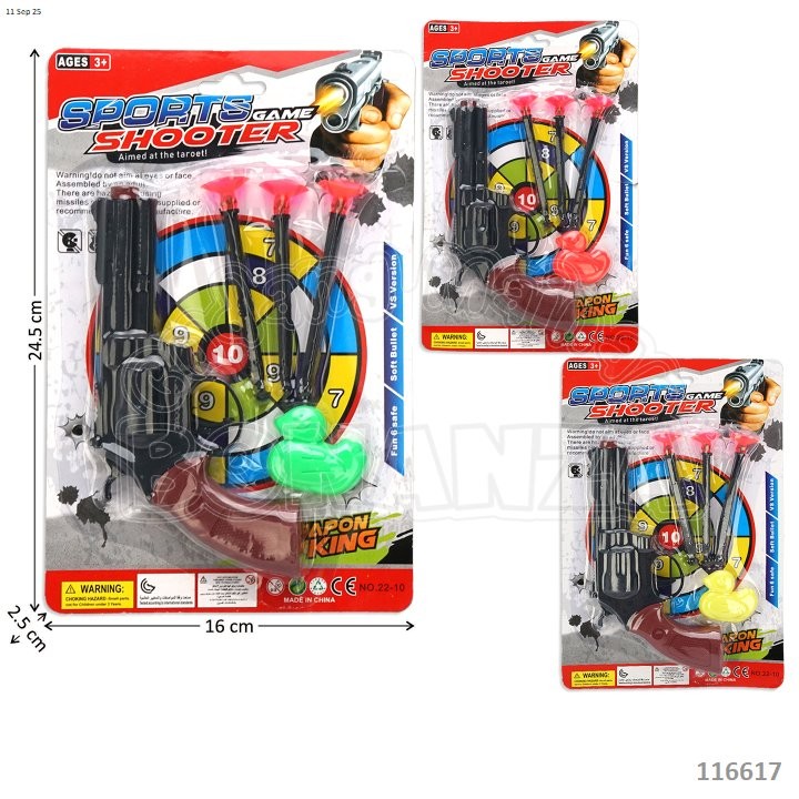 [Bonanza] Mainan Tembak-tembakan Set + Bebek Sports Shooter Game