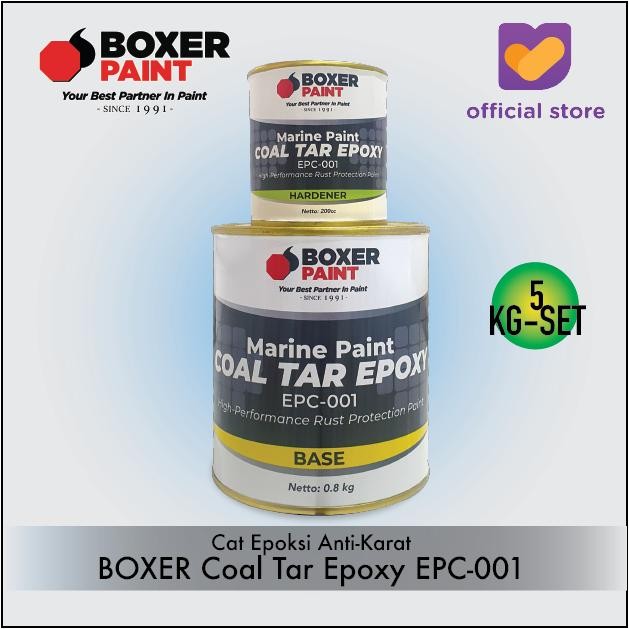 [V] Cat Epoxy Anti-Karat BOXER Coal Tar Epoxy (5 KG-SET)