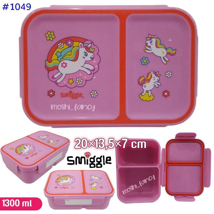 Lunch Box Smiggle Dinosaurus/ Smiggle Lunch Box Anak Dino / Tempat Makan Anak Laki-Laki / Kotak