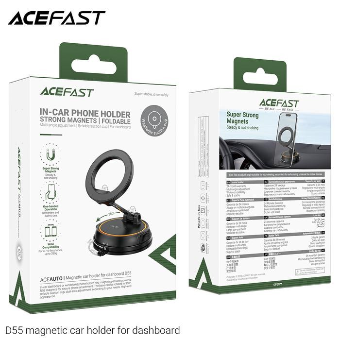 Foldable Car Phone Holder Mobil ACEFAST Aceauto D55 Magnetic Magnet Magsafe Foldable Holder