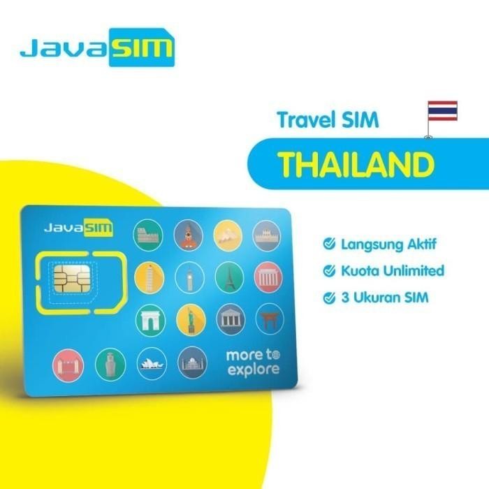 M07P  Javasim Sim Card Thailand Travel Sim Card Thailand