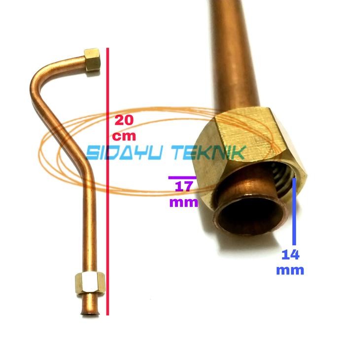 Pipa Angin Kompresor Shark 1/4HP