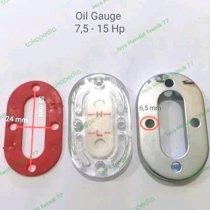 Oil Gauge atau Kaca Oli Kompresor