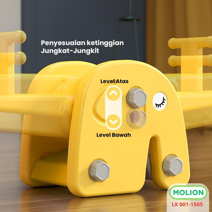 Jungkat Jungkit Prosotan Perosotan Kuda Kudaan Anak 4in1 Mainan Plastik Anak Anak Jungkat Jungkit