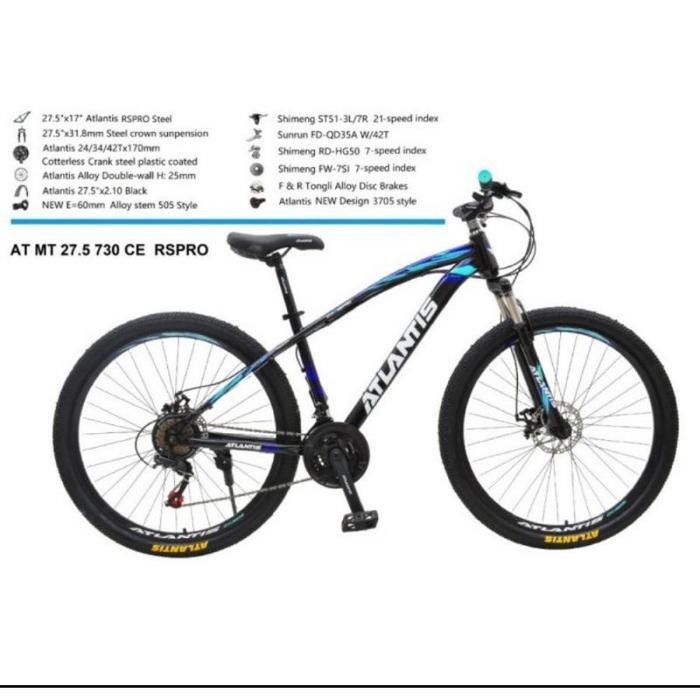 Sepeda Gunung MTB 27.5 Atlantis Discke Murah