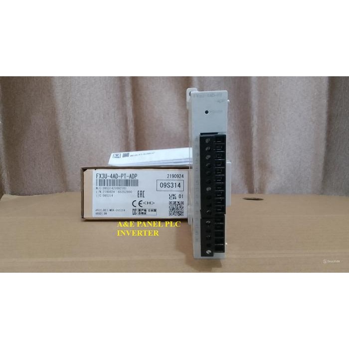 PLC MITSUBISHI FX3U-4AD-PT-ADP FX3U 4AD PT ADP