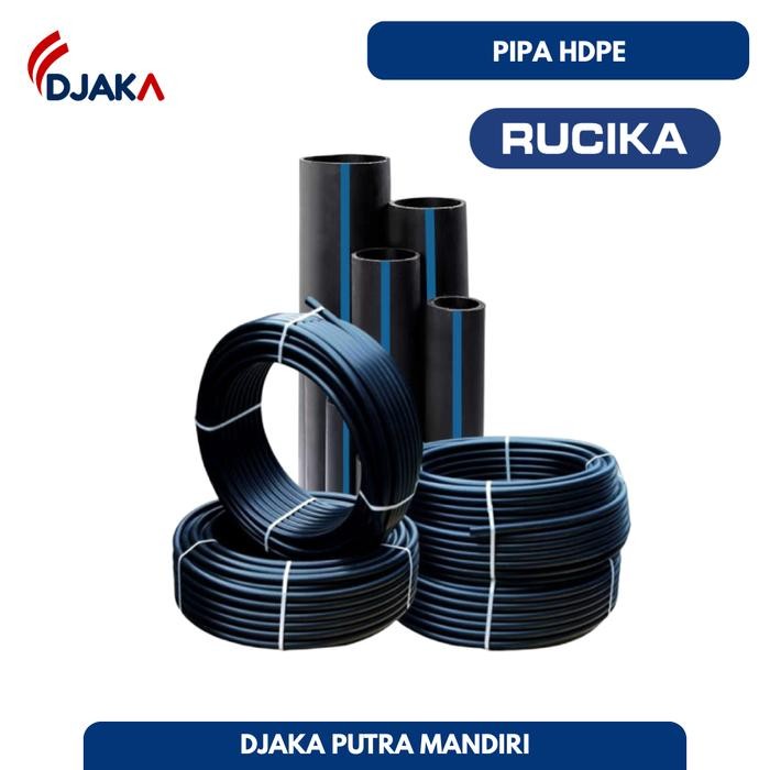 :<:<:<:<] Rucika Black HDPE Pipa HDPE Hitam 1/2 Inchi