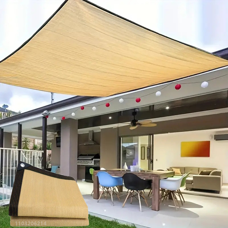 Outdoor sunshade net HDPE anti UV sunshade net 80-90% sunshade rate Car pergola Garage sunshade net