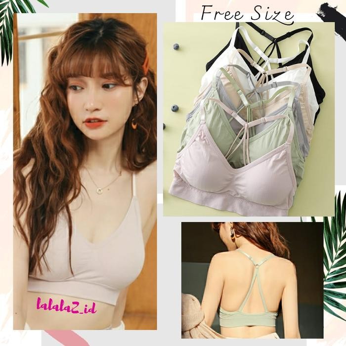 trrg- B028 / Bralette Push Up / Sport Yoga Lari / Bra Bh Anti Nyeplak