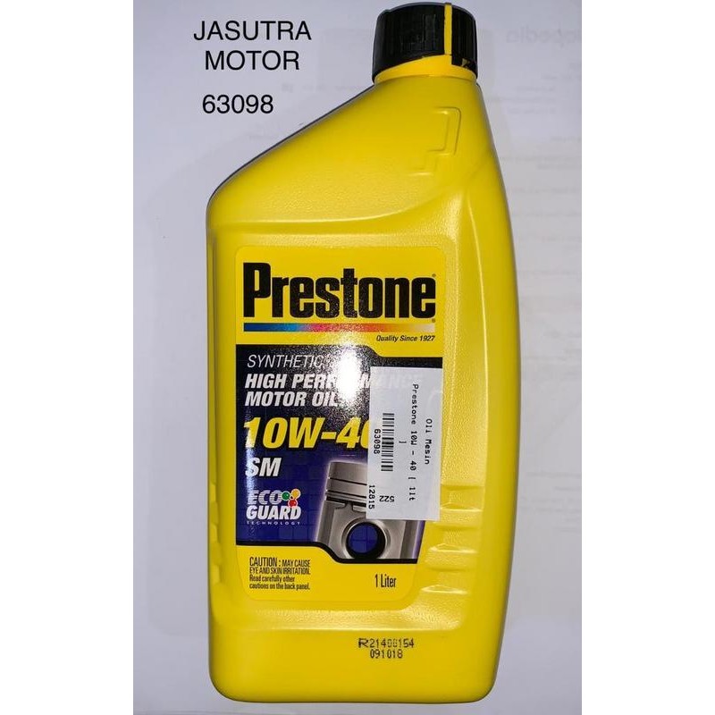 temg- Oli Mesin Prestone 10W - 40 1 Liter -63098