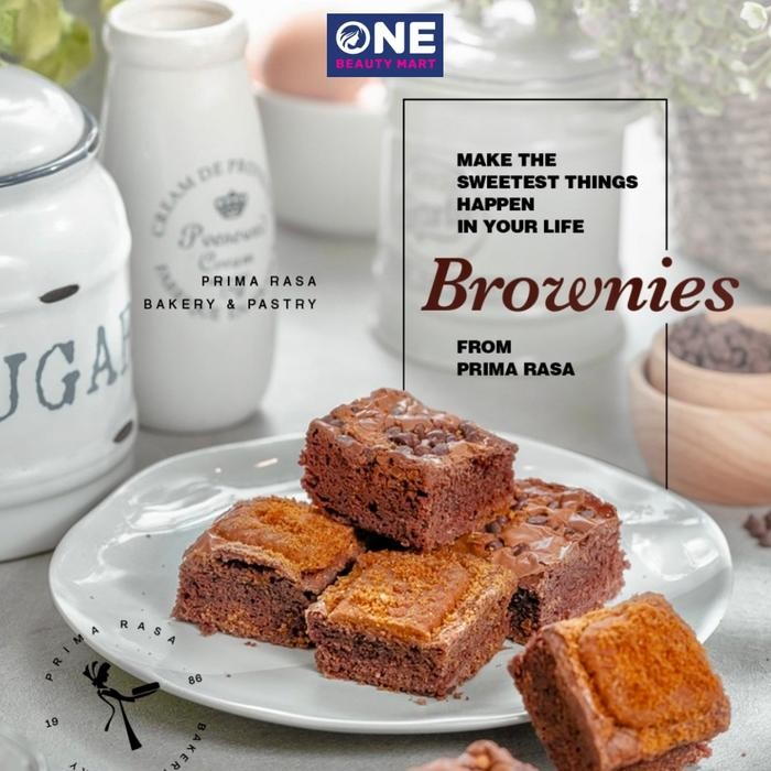 opvc- Brownies Panggang Rasa Keju Prima Rasa Bandung - Kue Brownis Primarasa
