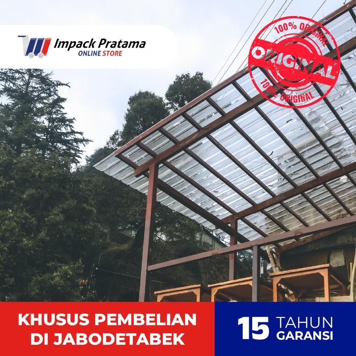 Twinlite Greca Atap Polycarbonate Kanopi Transparan