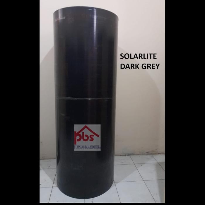 Solarlite 5Mm /Atap Fiber Kanopi Polycarbonate Polikarbonat Clear Bening Grey Abu Putih Opal Bronze