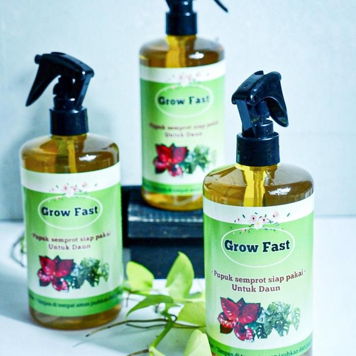 Grow fast pupuk daun tanaman hias untuk semua jenis tanaman, vitamin dan nutrisi tanaman subur