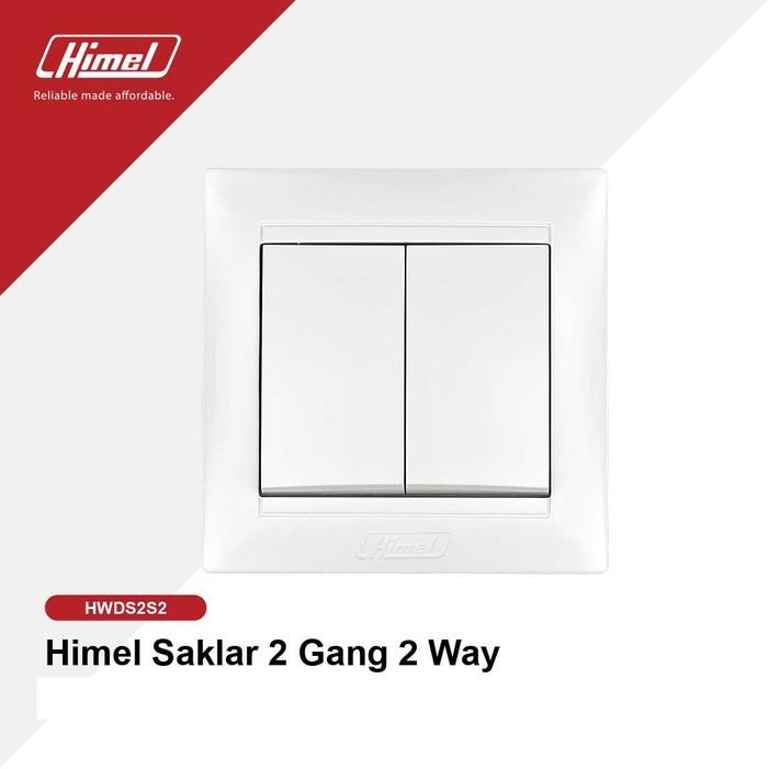 j6ae- Himel Saklar 2 Gang 2 Way