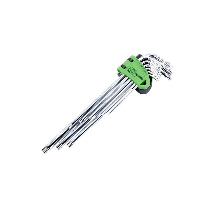 8s5o- Kunci L Bintang Tekiro Tanpa Lubang, Dengan Lubang Set 9Pcs