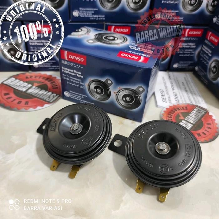 Klakson Denso Model Disc Suara Avanza Untuk Motor Dan Mobil 12 Volt Pasti Ori