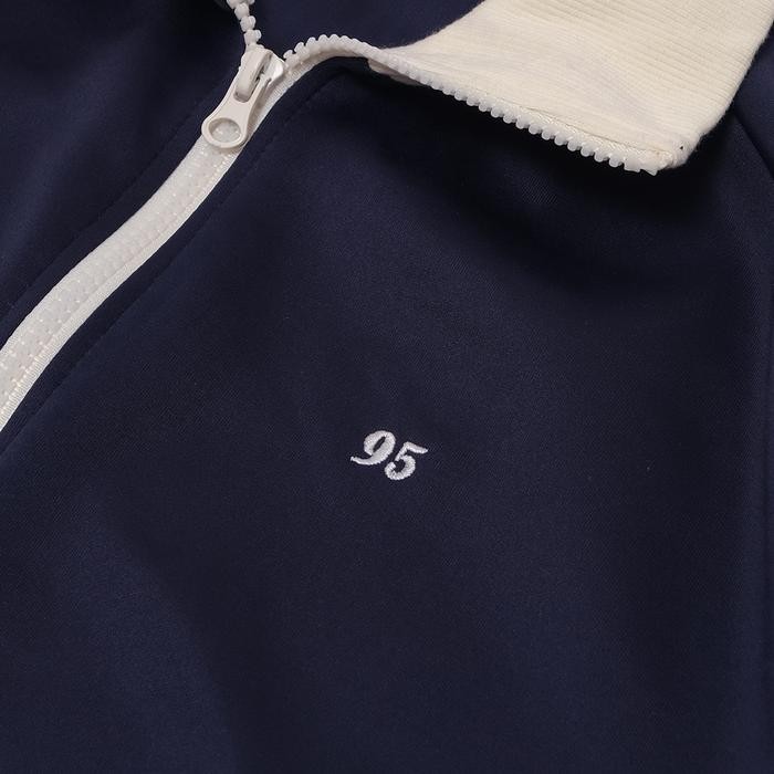 Mono-Mart Number Embroidery Short Sleeve Track Jacket