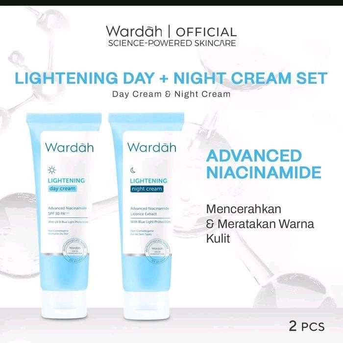 PROMO Paket Kosmetik untuk Flek Hitam Membandel/ Skincare Glowing Seketika/ Wardah Original