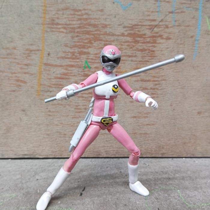 h4d2- Action Figure Custom Shf Goggle V Pink Super Sentai Power Rangers