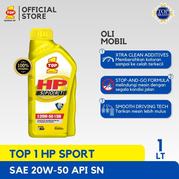 Oli Mobil SMO HP SPORT SAE 20W-50 1 L - Rush - Xenia - Brio