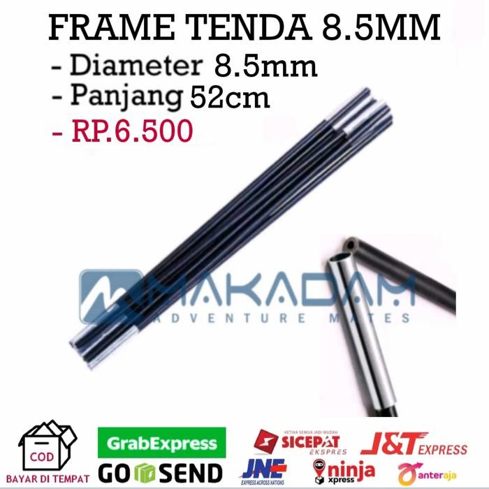 frame tenda camping fiber
