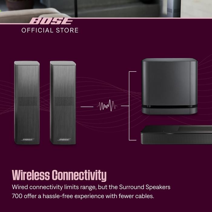 Bose Surround Speakers 700 Wireless Satellite Soundbar Speaker