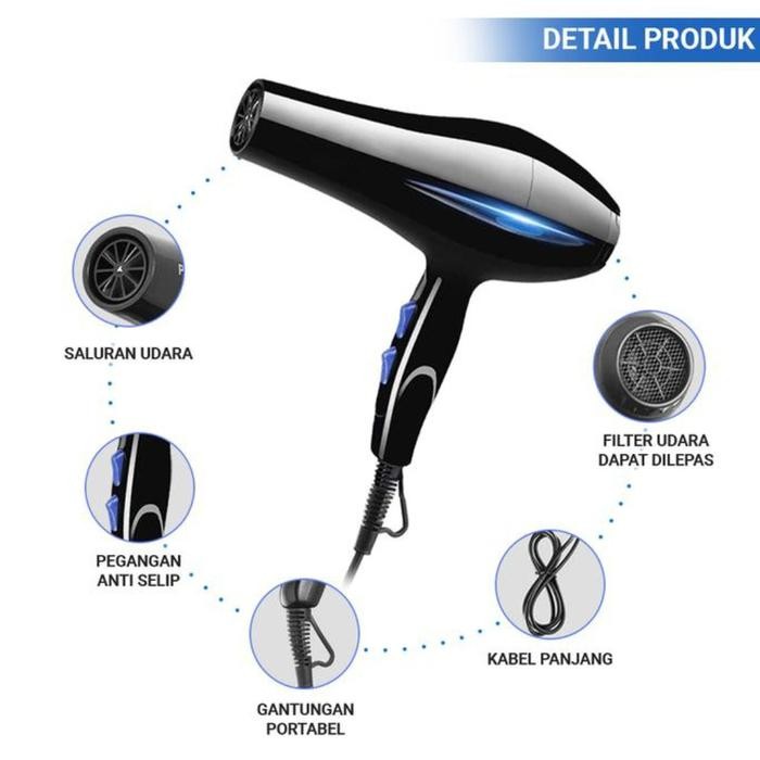 Hairdryer besar alat pengering rambut pengering rambut basah