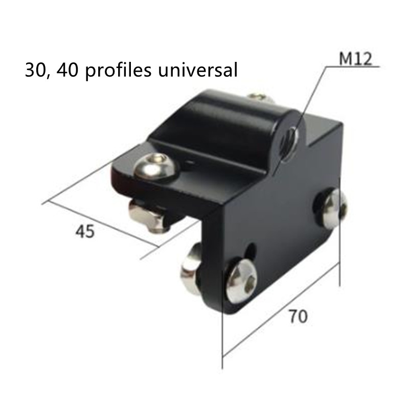 1pc Foot cup universal connection Plate 3030 4040 Universal wheel connector Casters for EU standard 