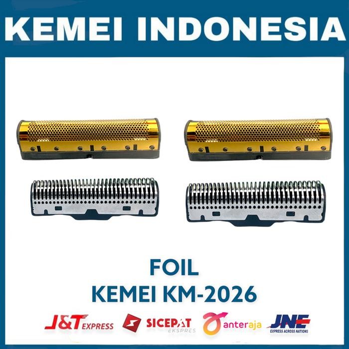 f6zf- Foil Cadangan Shaver Kemei Km-2026 / Shaver Kemei Km-2026