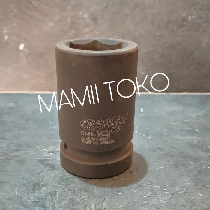 Mata sok impact 32 mm Kunci sock roda truk 1 inch 32mm Kunci shock 32