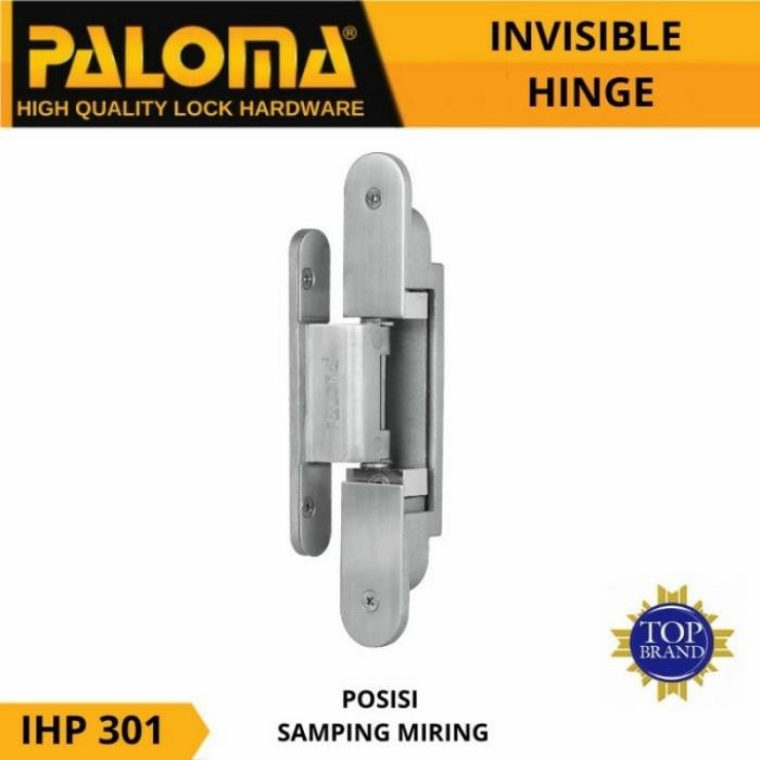 ENGSEL TANAM PINTU PALOMA IHP 301 SSS SUS 304 INVISIBLE HINGE PALOMA