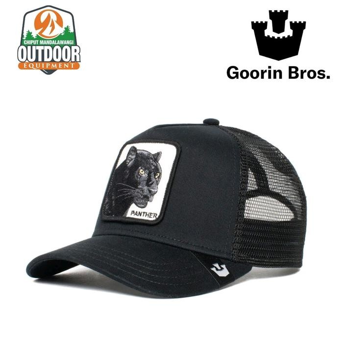 Topi Goorin Bros Trucker Hat Panther Black