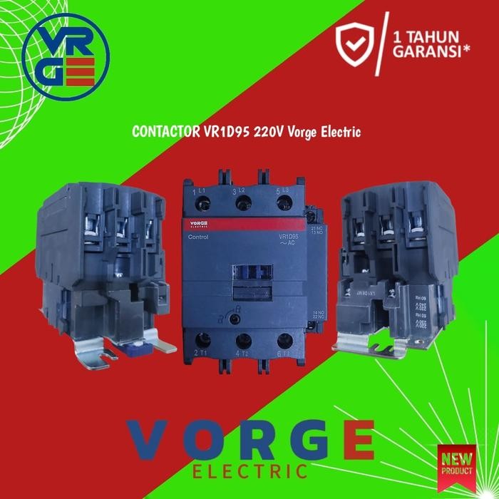 Kontaktor Contactor VORGE VR1D95 M7 VR1D95M7 sea LC1D95 LC1D95M7 garansi 1 tahun